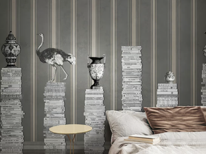 PRIVATE LIBRARY - Motif glass-fibre wallpaper _ N.O.W. Edizioni